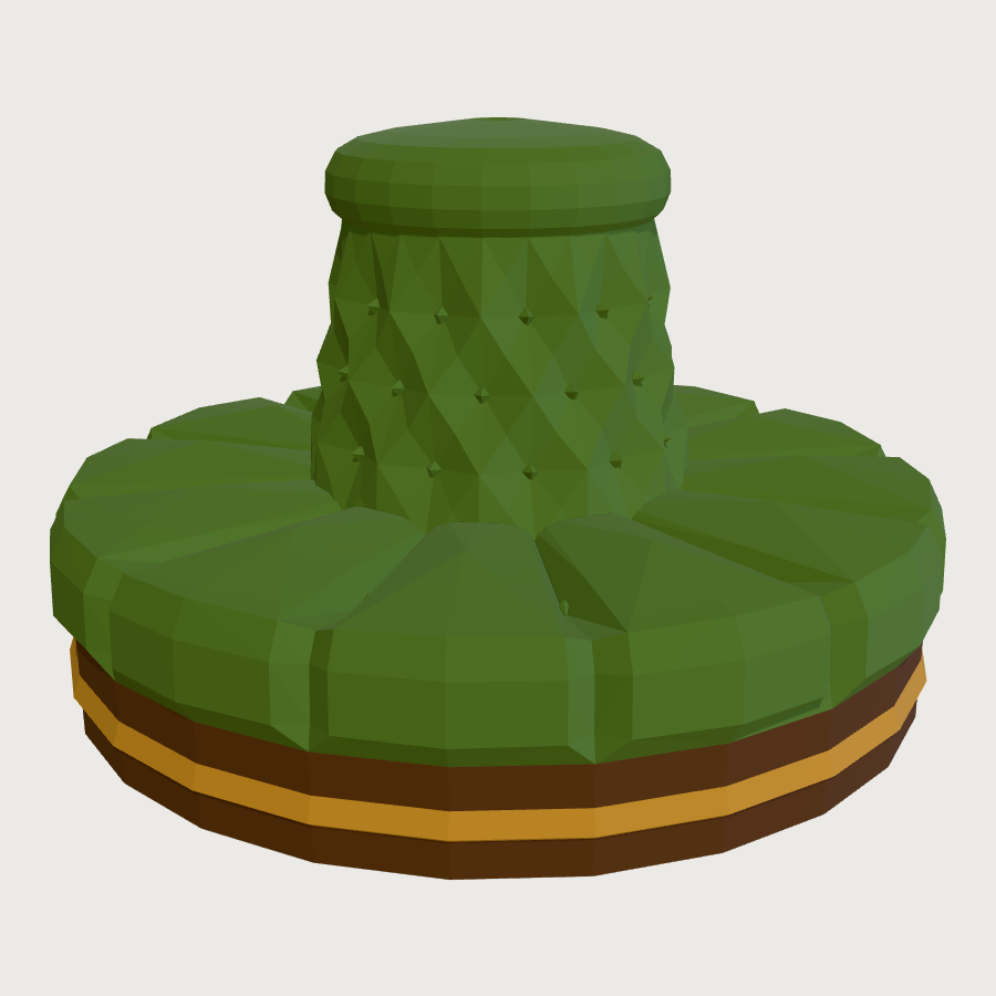 Lobby Borne Settee low-poly 3D model