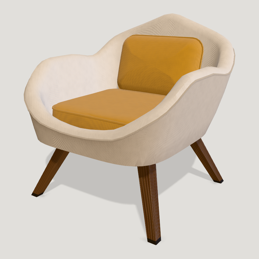Lounge Armchair HD 3D model