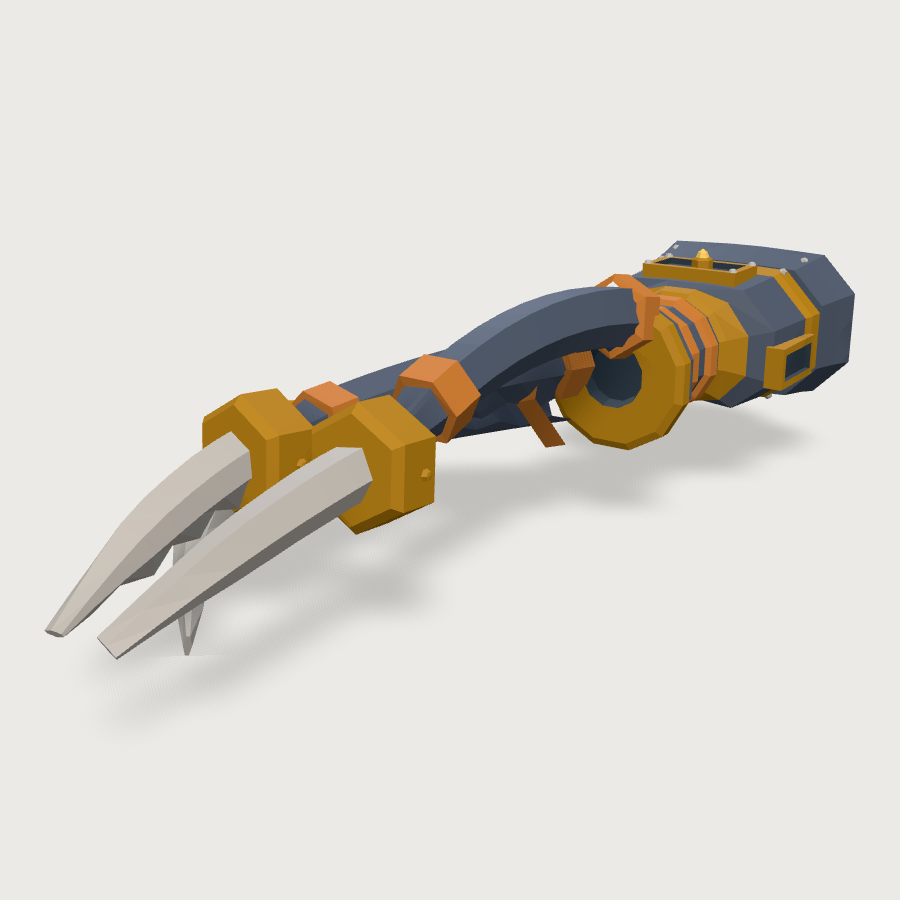 Extender Claw low-poly 3D model
