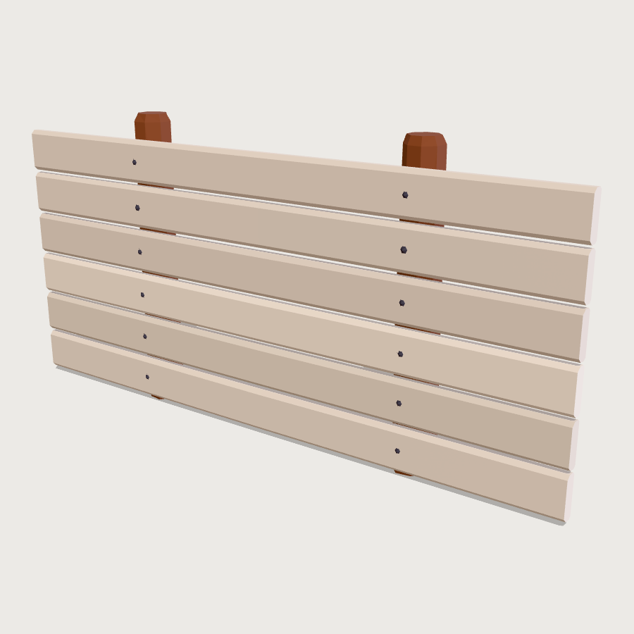 Medialuna Wall Run low-poly 3D model