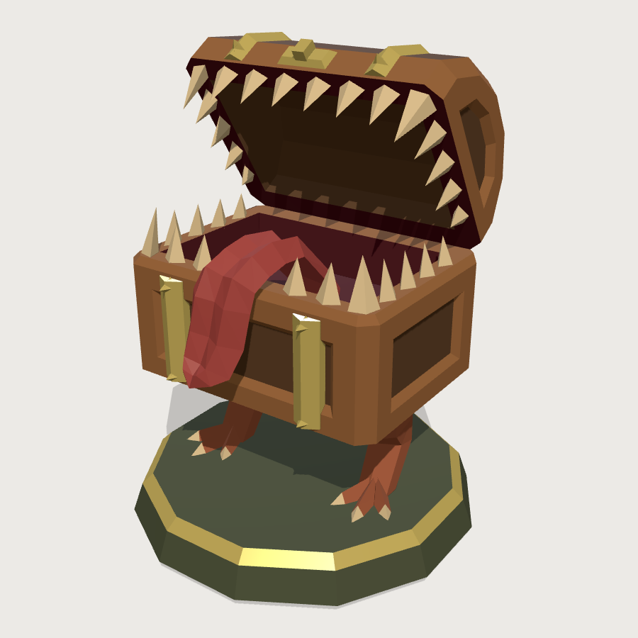 Mimic Miniature low-poly 3D model
