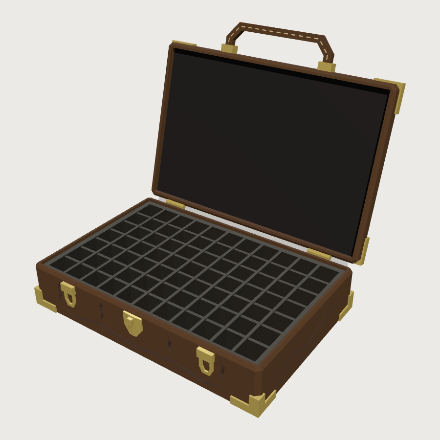 Miniature Carry Case low-poly 3D model