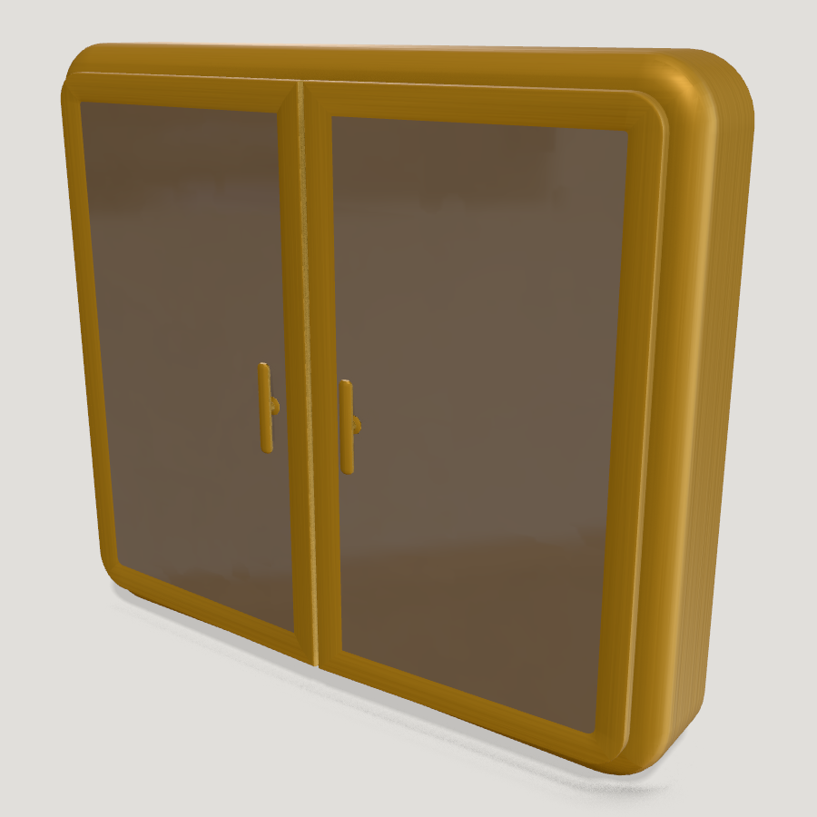 Mirror Cabinet HD 3D model