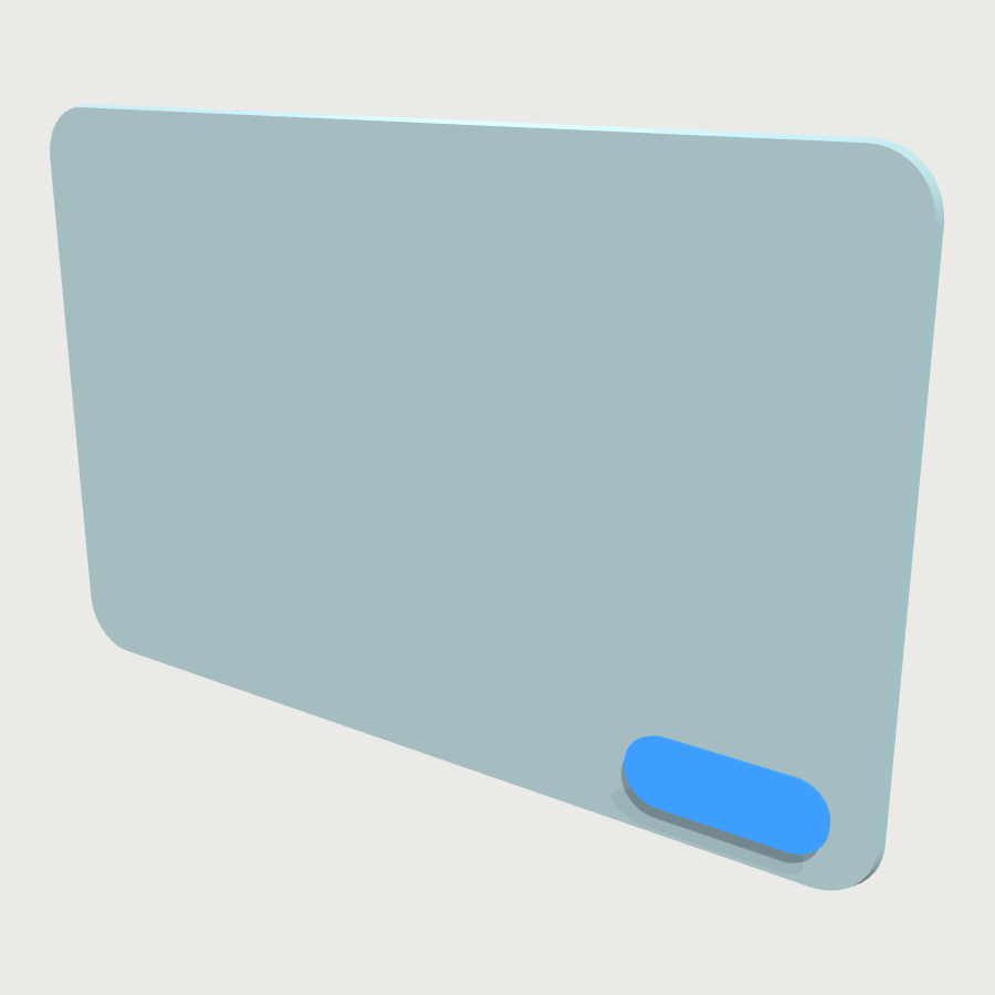 Modal Dialog low-poly 3D model