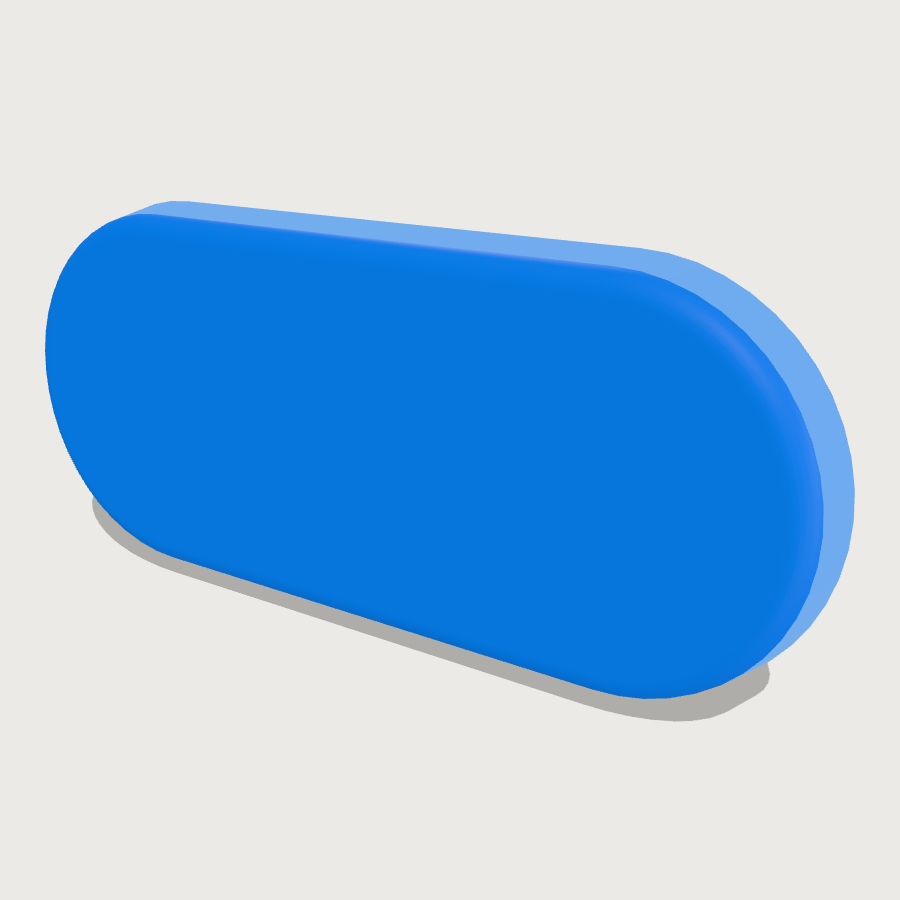 Notification Badge low-poly 3D model