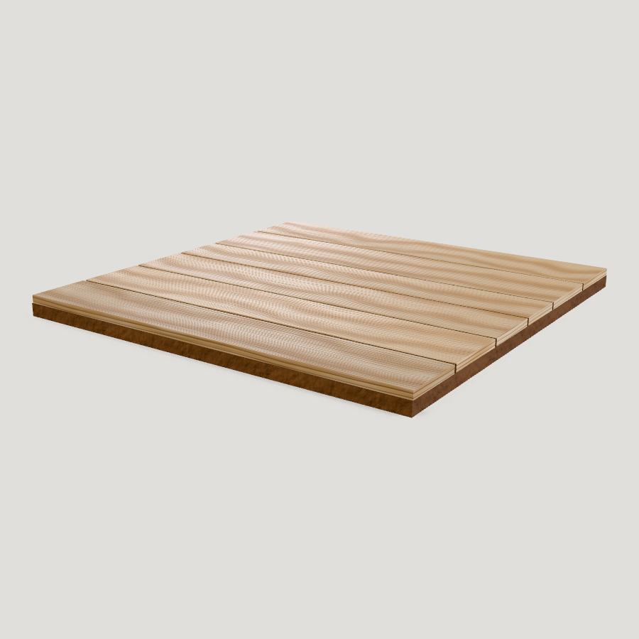 Oak Plank Floor Tile HD 3D model