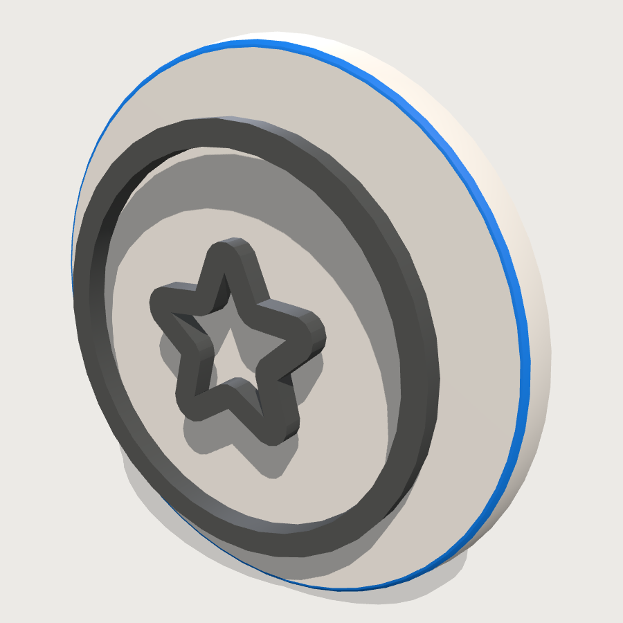 Object Icon low-poly 3D model