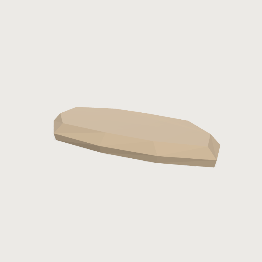 Path Stone B low-poly 3D model