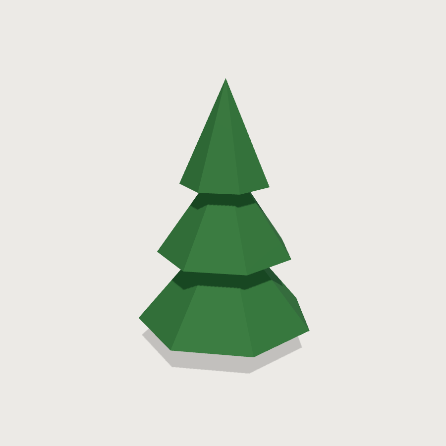 Pine Tree low-poly 3D model
