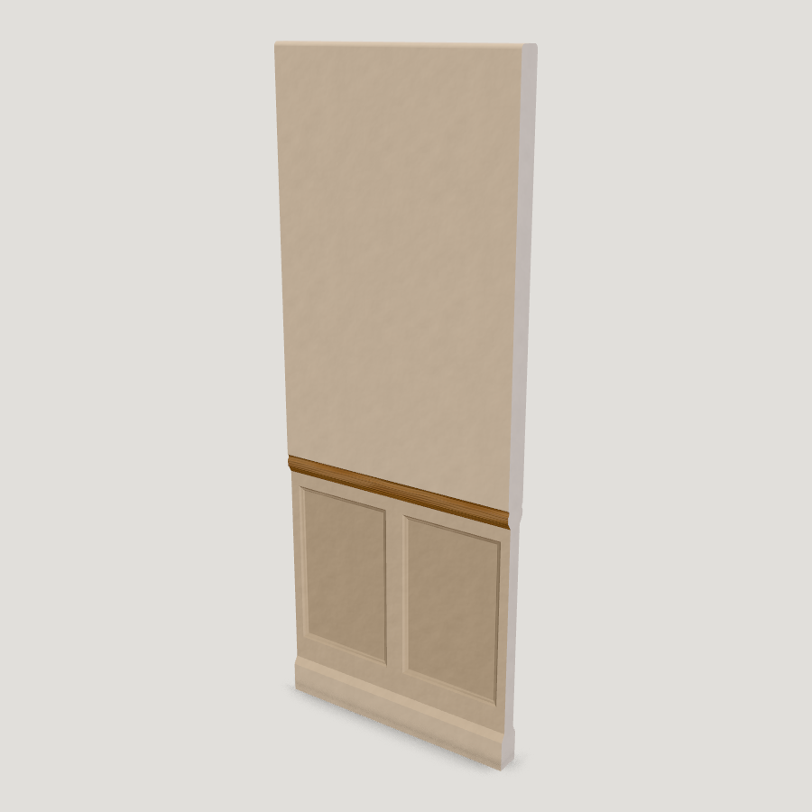 Plain Wall Segment HD 3D model