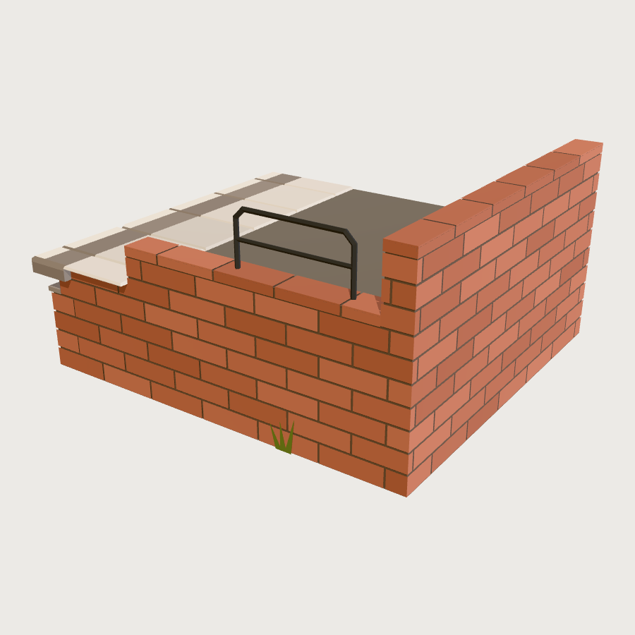 Platform Run low-poly 3D model