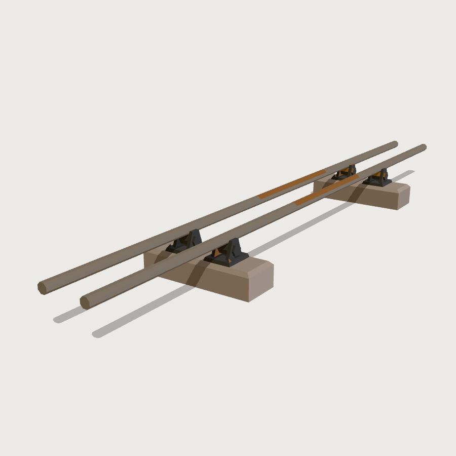 Point Rodding Run low-poly 3D model