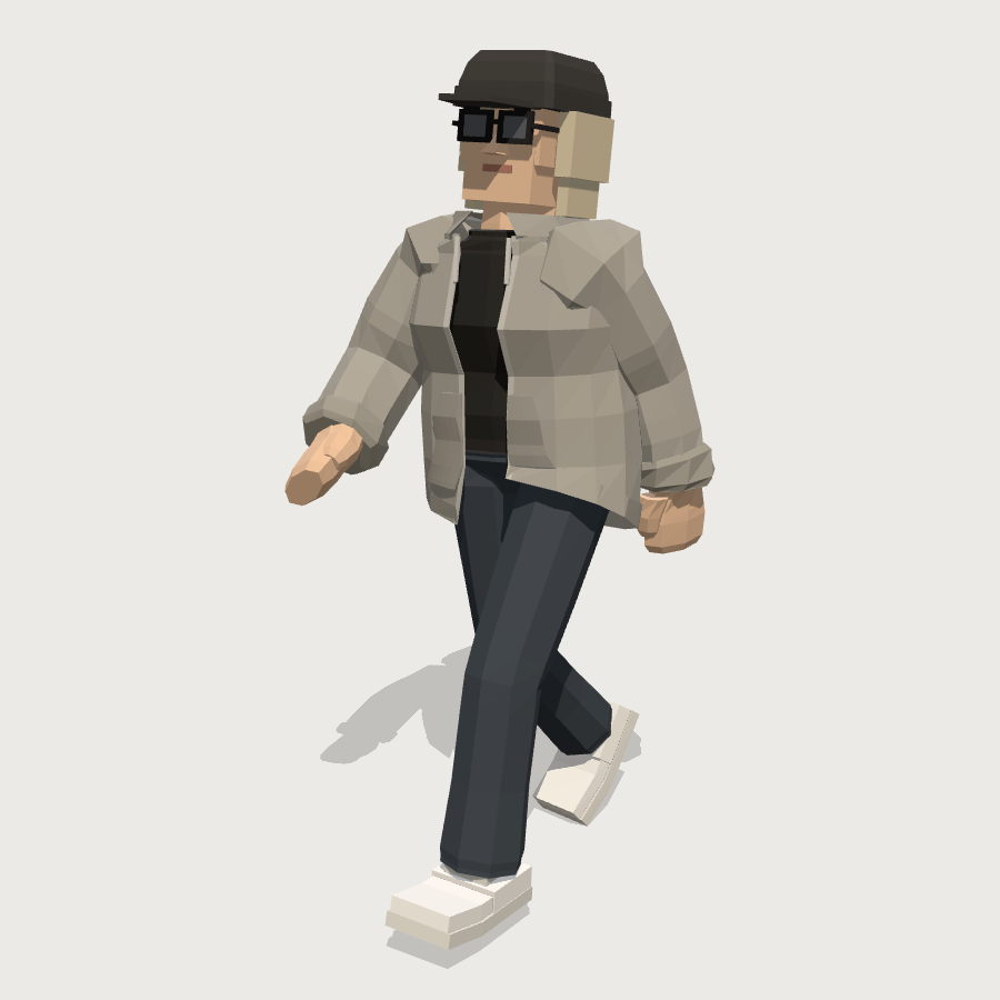 Poker Pro low-poly 3D model