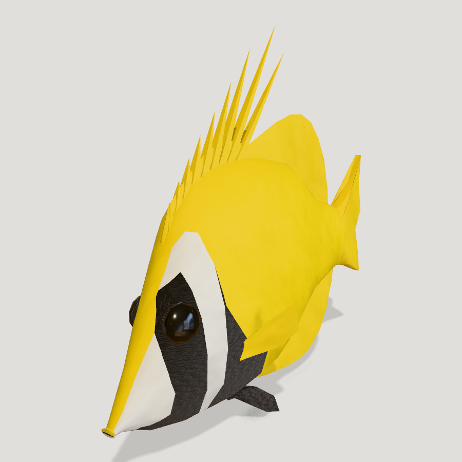 Rabbitfish HD 3D model