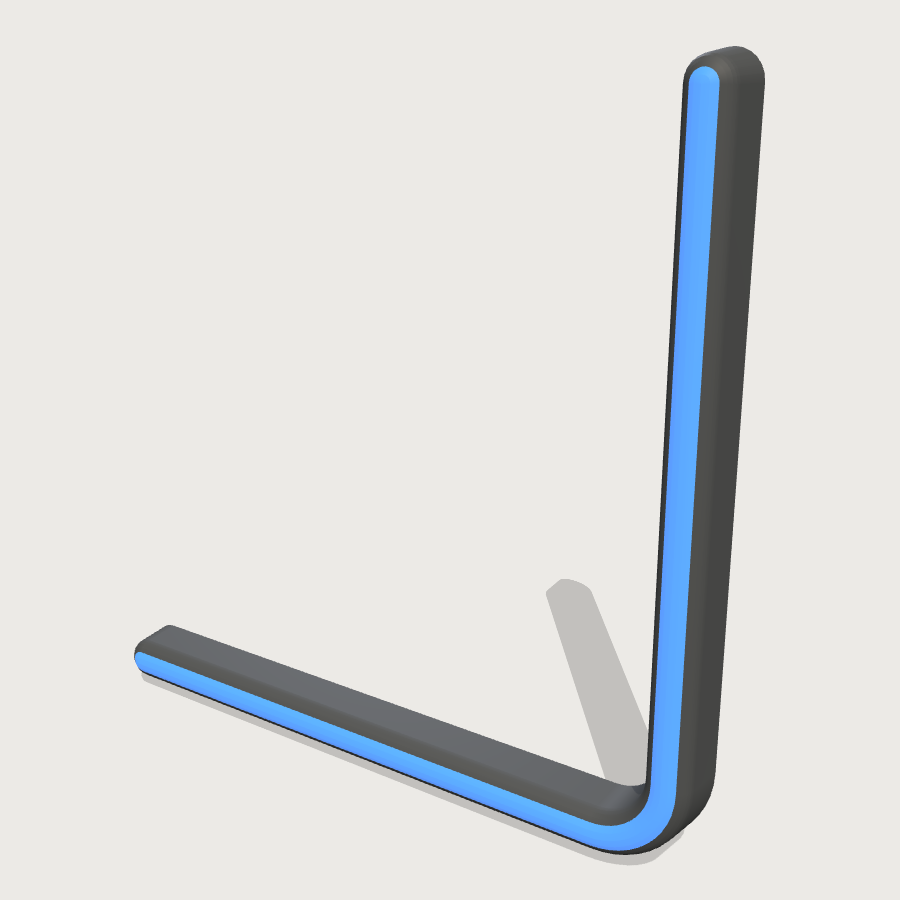 Resize Corner Handle low-poly 3D model