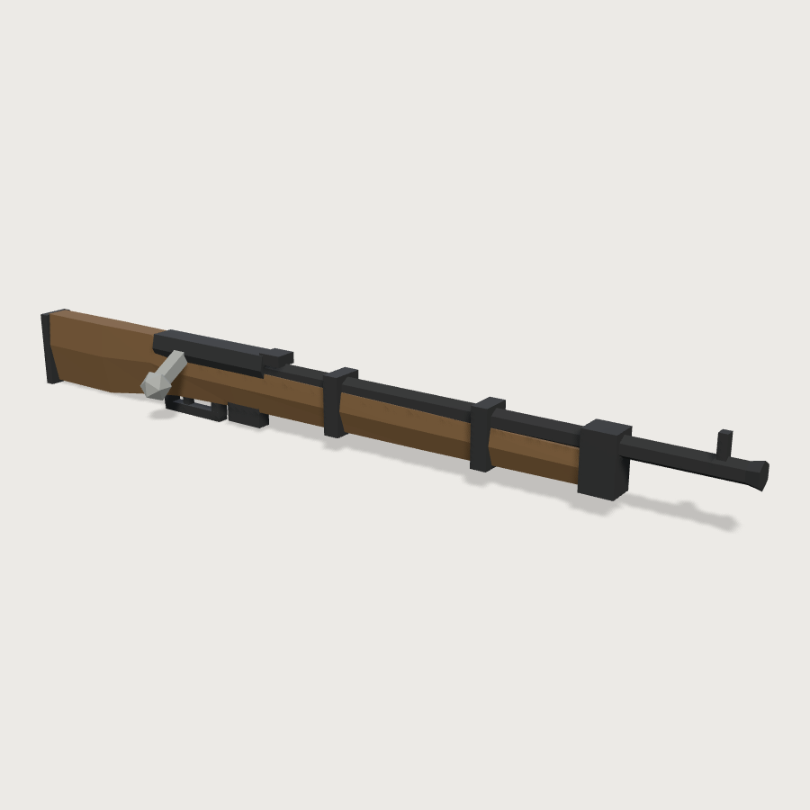 Righthand Item low-poly 3D model