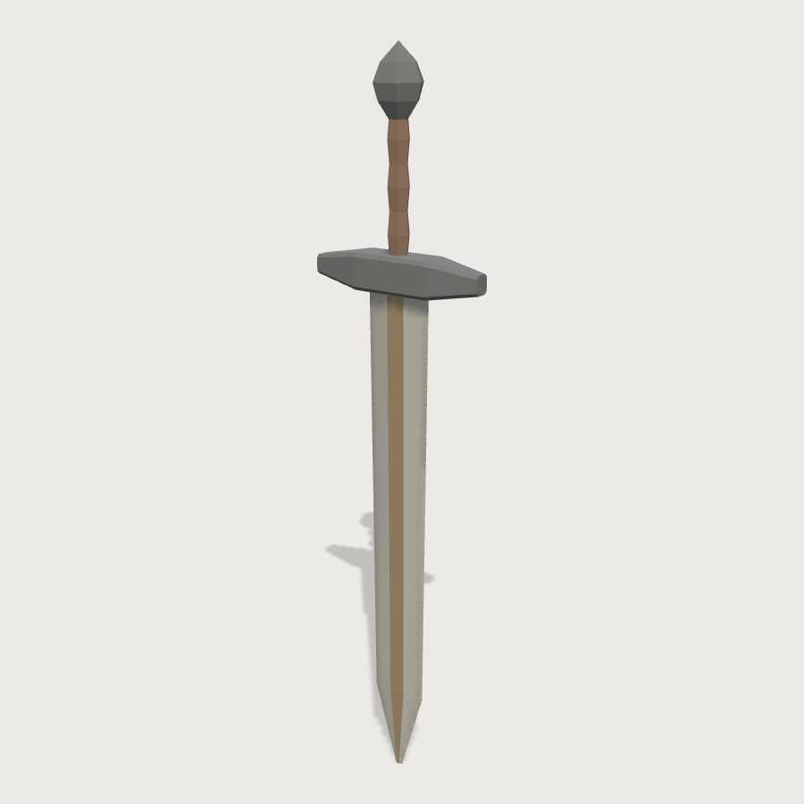 Righthand Item low-poly 3D model