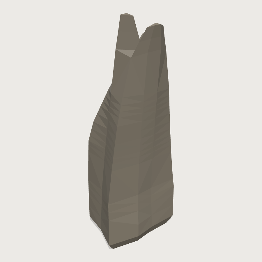Rock Spire low-poly 3D model