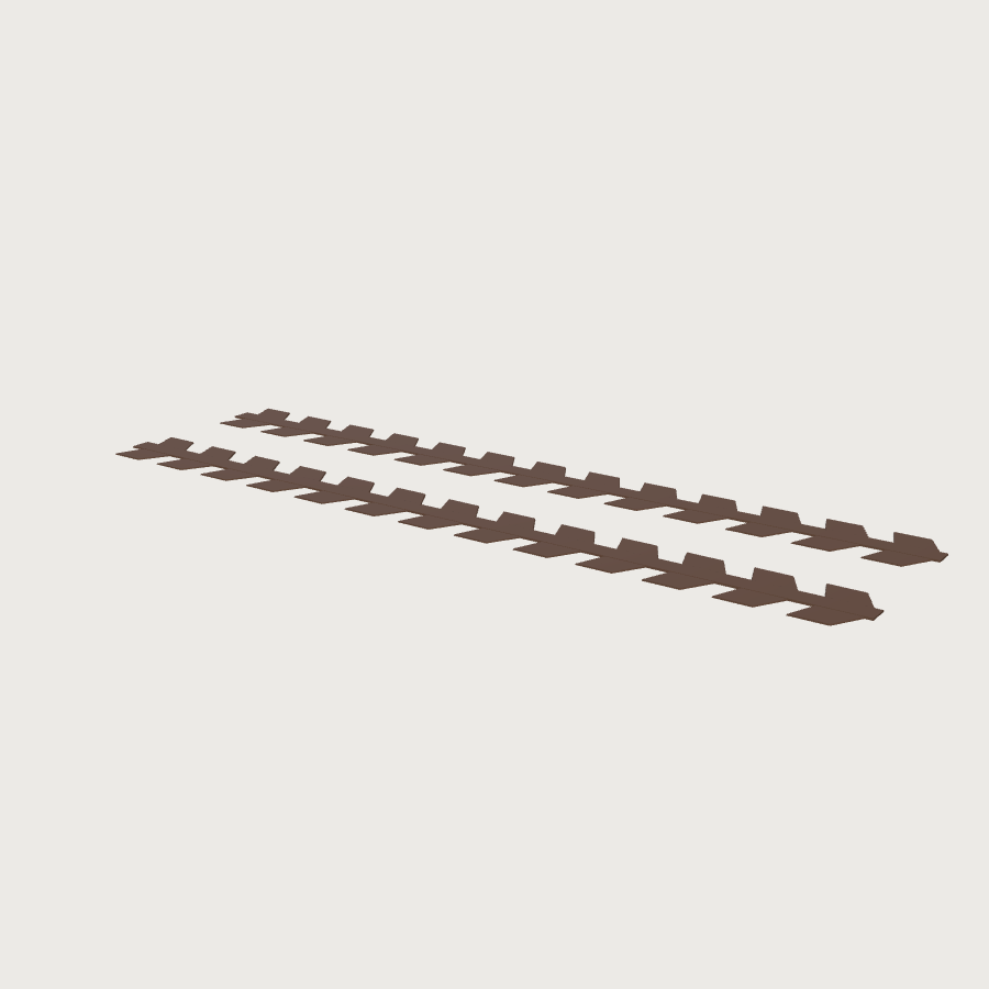 Rover Tracks Decal low-poly 3D model