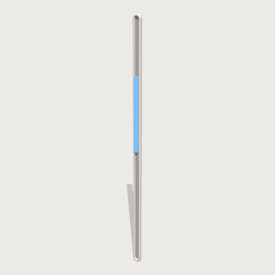 Scroll Bar low-poly 3D model