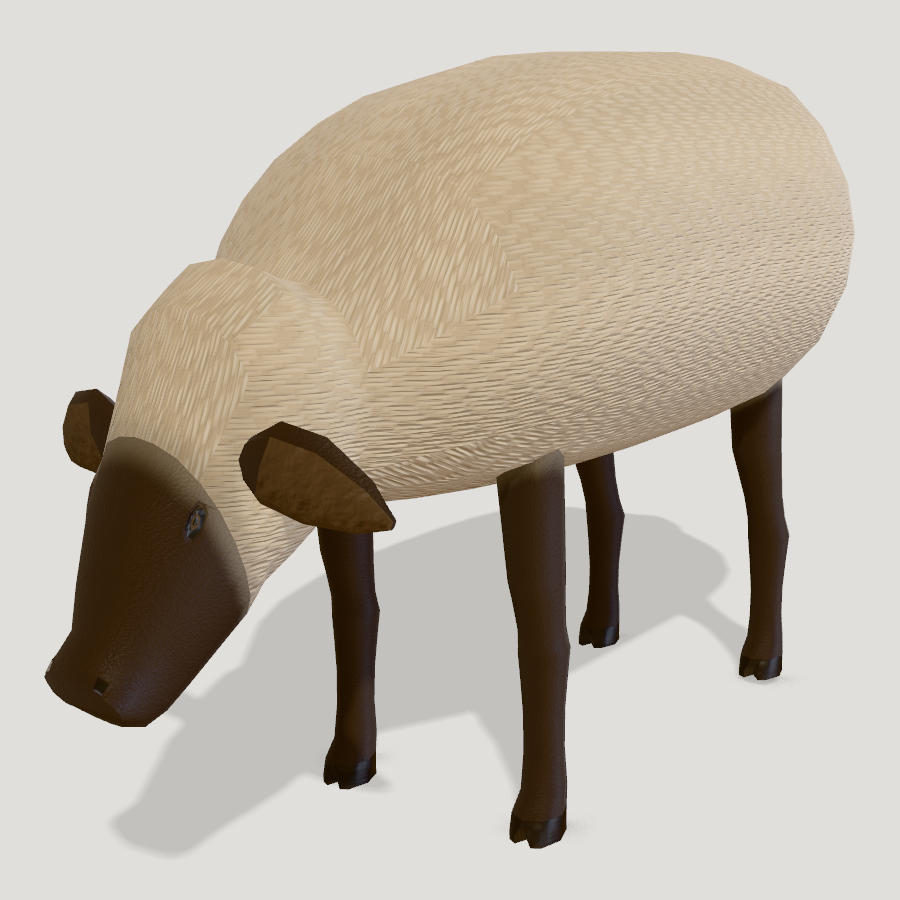 Sheep HD 3D model
