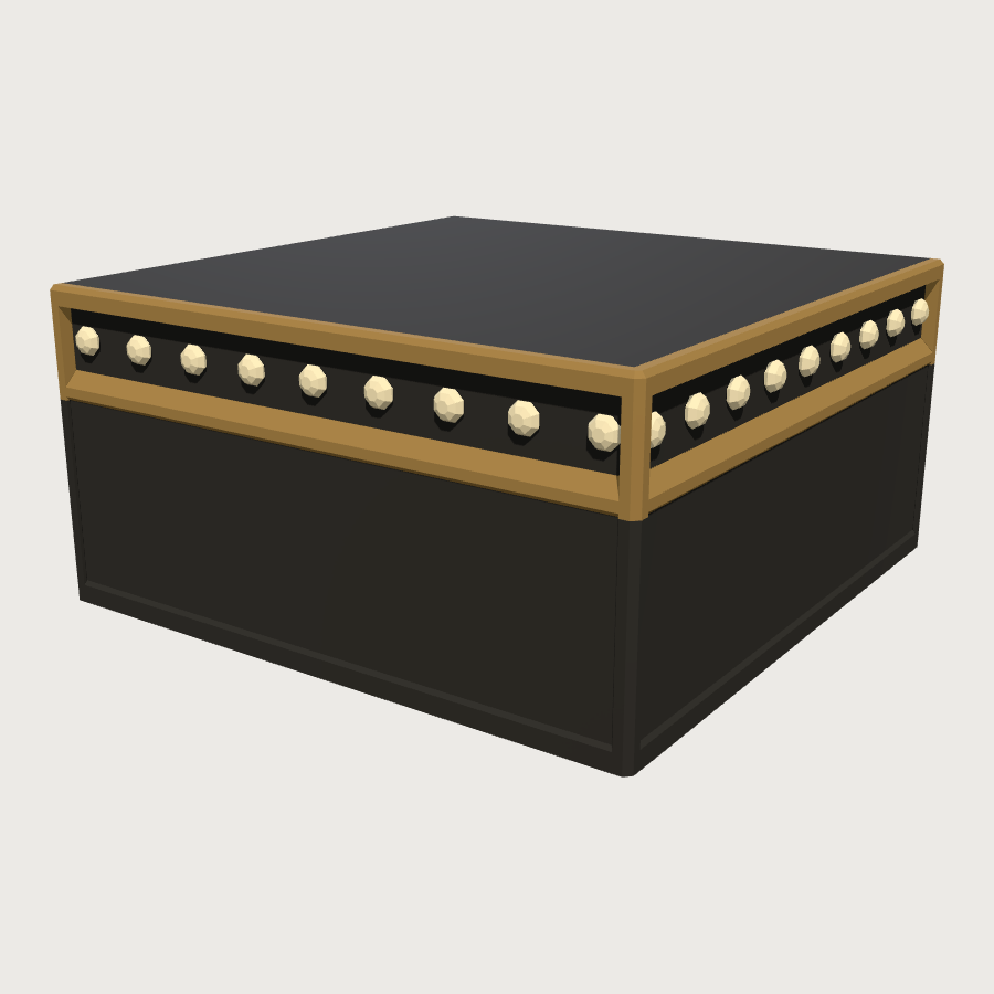Showroom Stage Deck low-poly 3D model