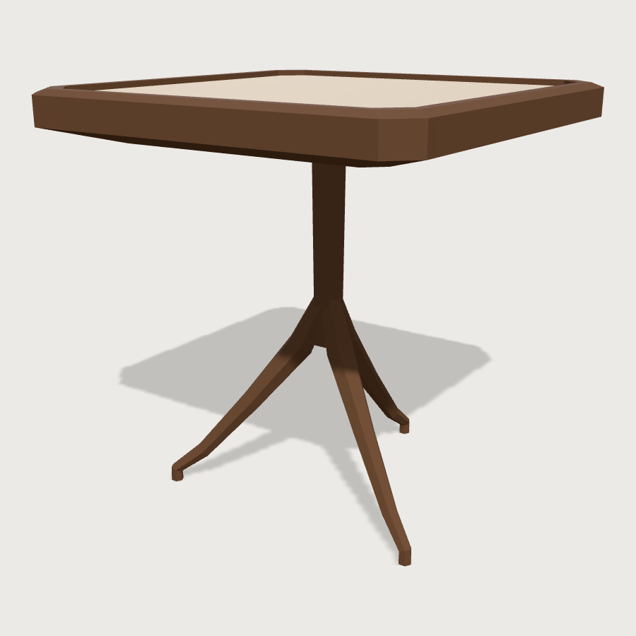 Side Table low-poly 3D model