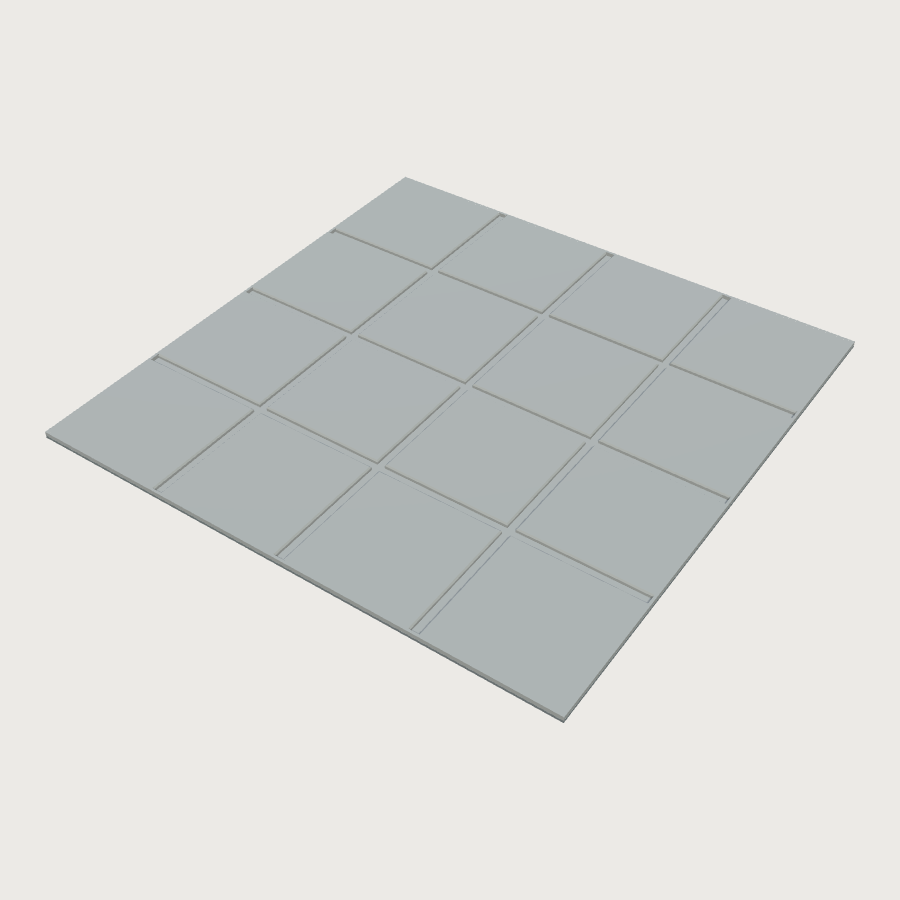 Sidewalk Slab Tile low-poly 3D model