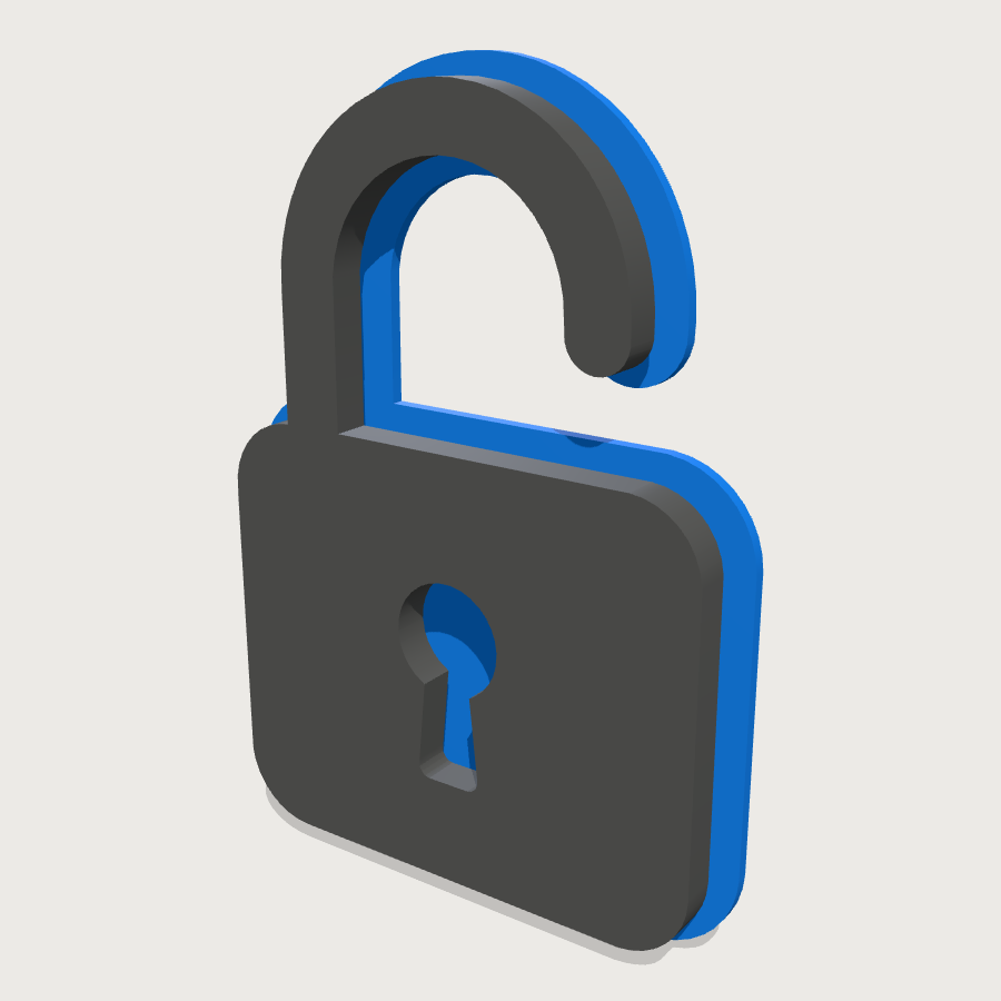 Status Icon low-poly 3D model