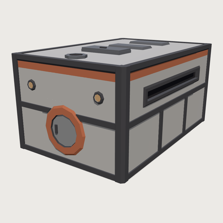 Storage Depot low-poly 3D model