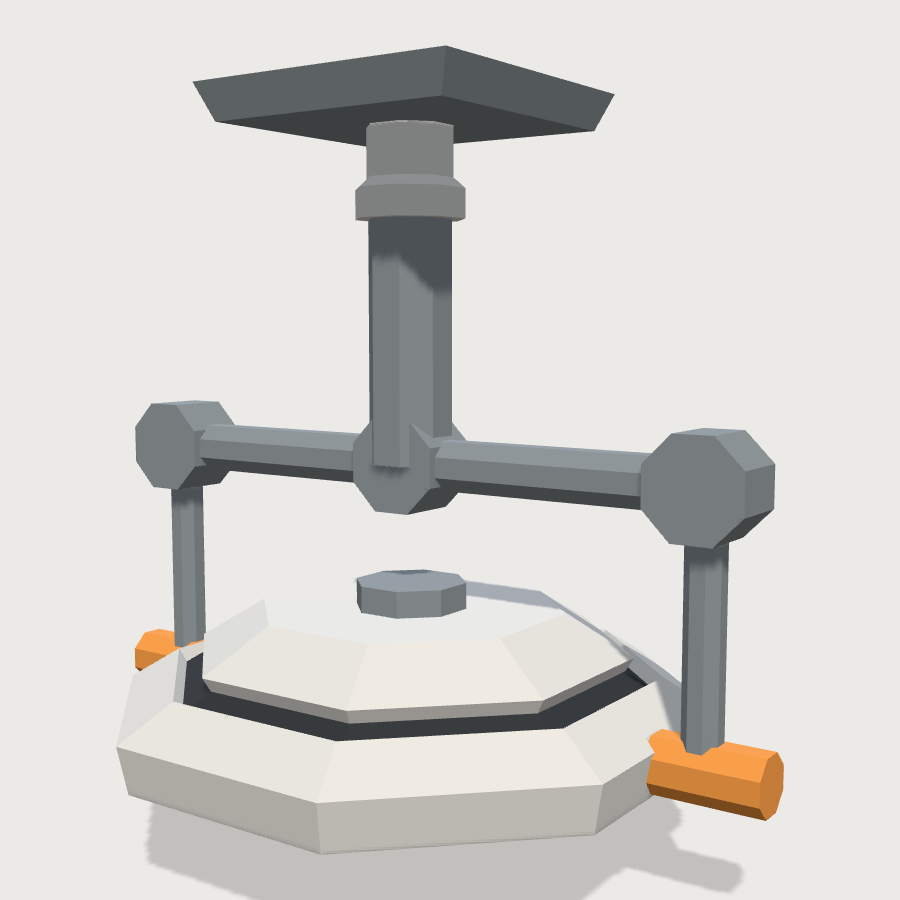 Surgical Light low-poly 3D model