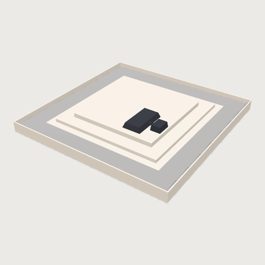 Suspended Ceiling Tile low-poly 3D model