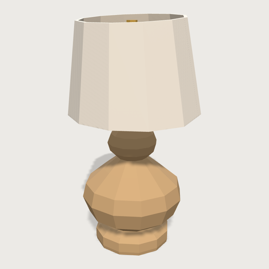 Table Lamp low-poly 3D model