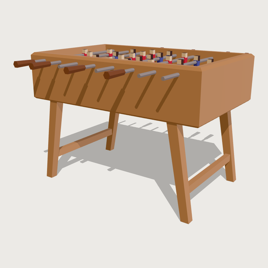 Taca-Taca low-poly 3D model