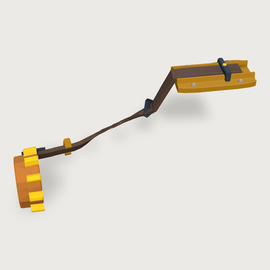 Thumb Strap low-poly 3D model