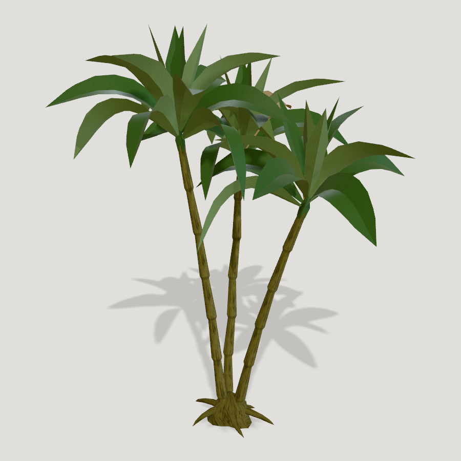 Ti Plant HD 3D model
