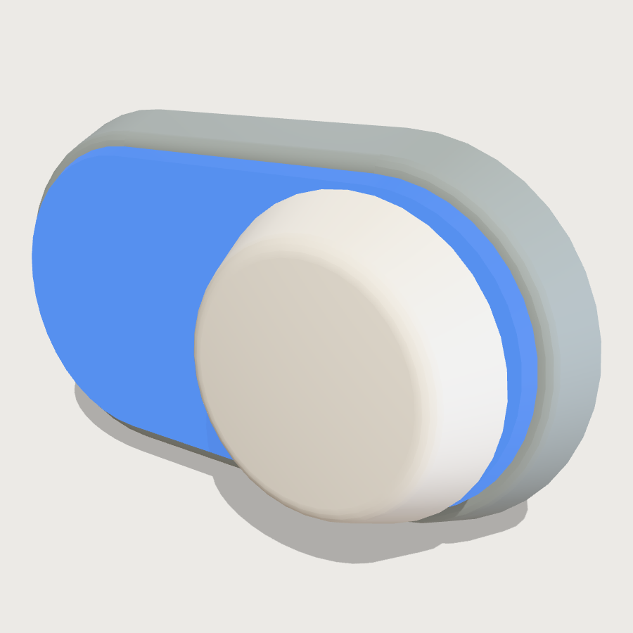 Toggle Switch low-poly 3D model