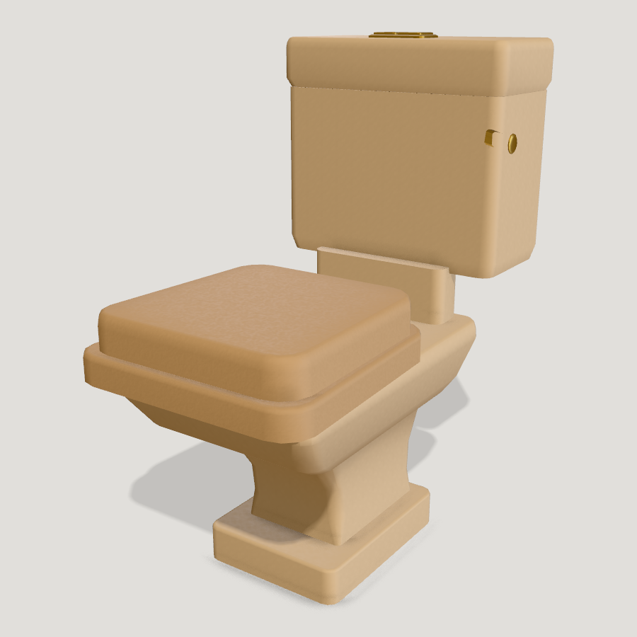 Toilet HD 3D model