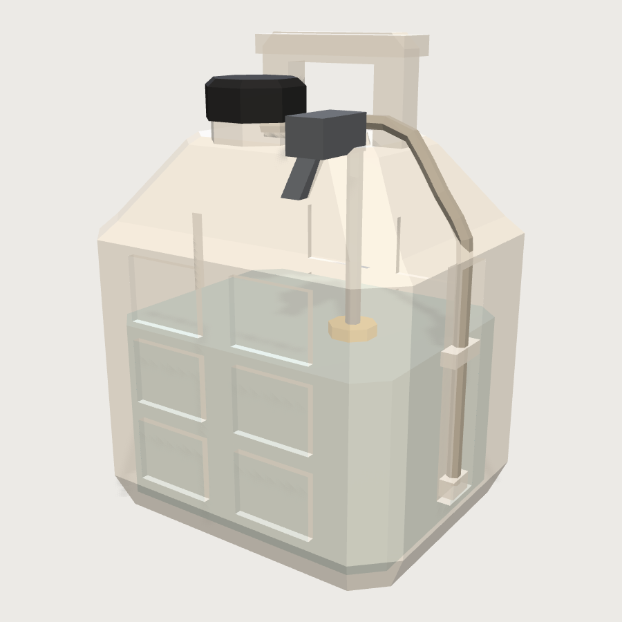 Top-Up Water Reservoir low-poly 3D model