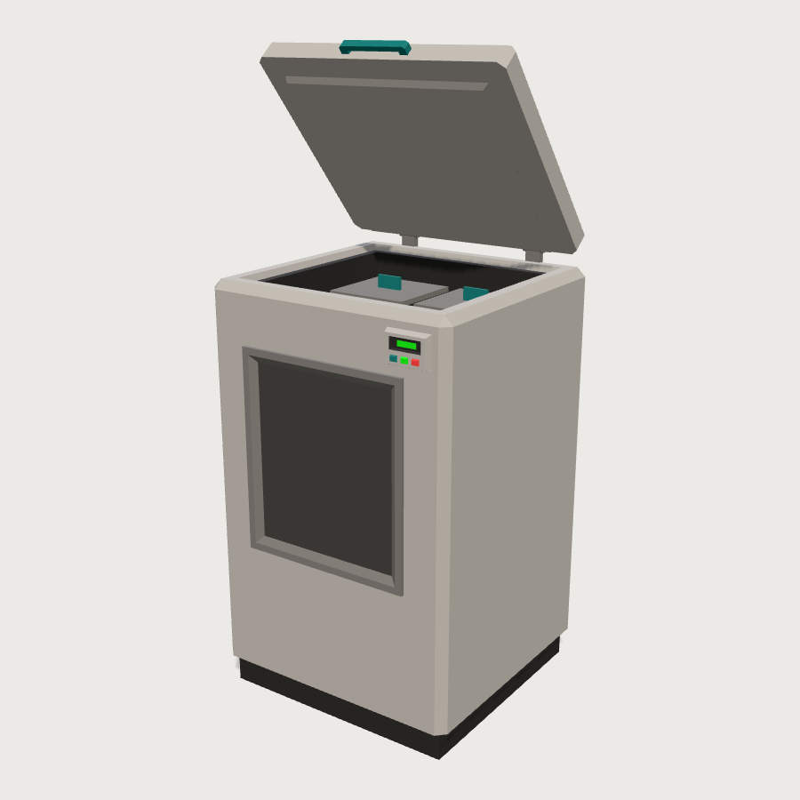 Ultra-Low Freezer low-poly 3D model
