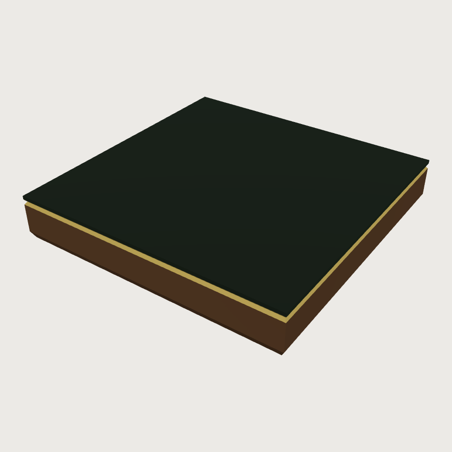 Velvet Mat Tile low-poly 3D model