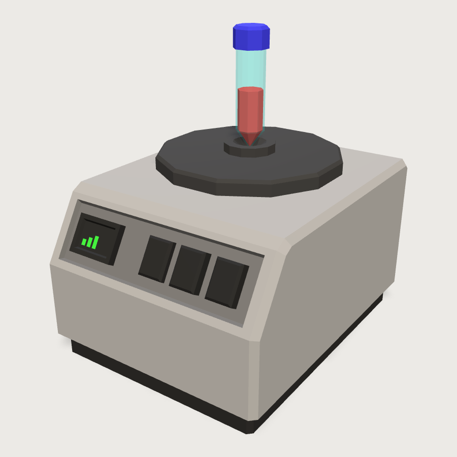 Vortex Mixer low-poly 3D model