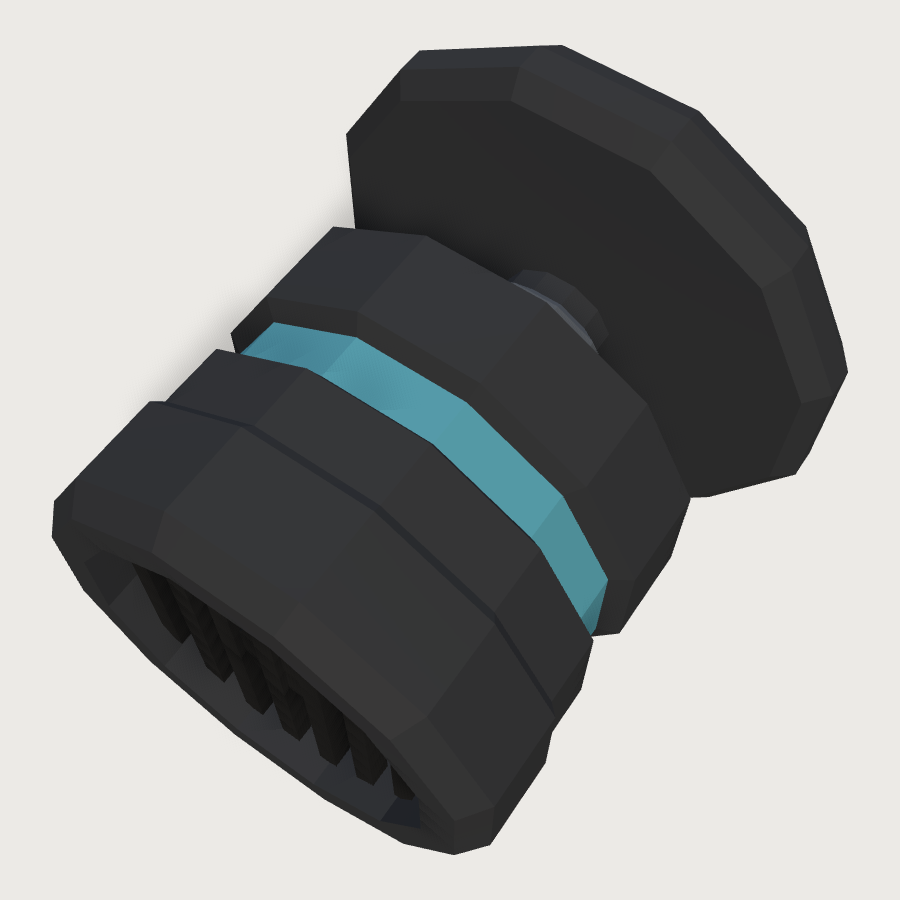 Wavemaker Powerhead low-poly 3D model
