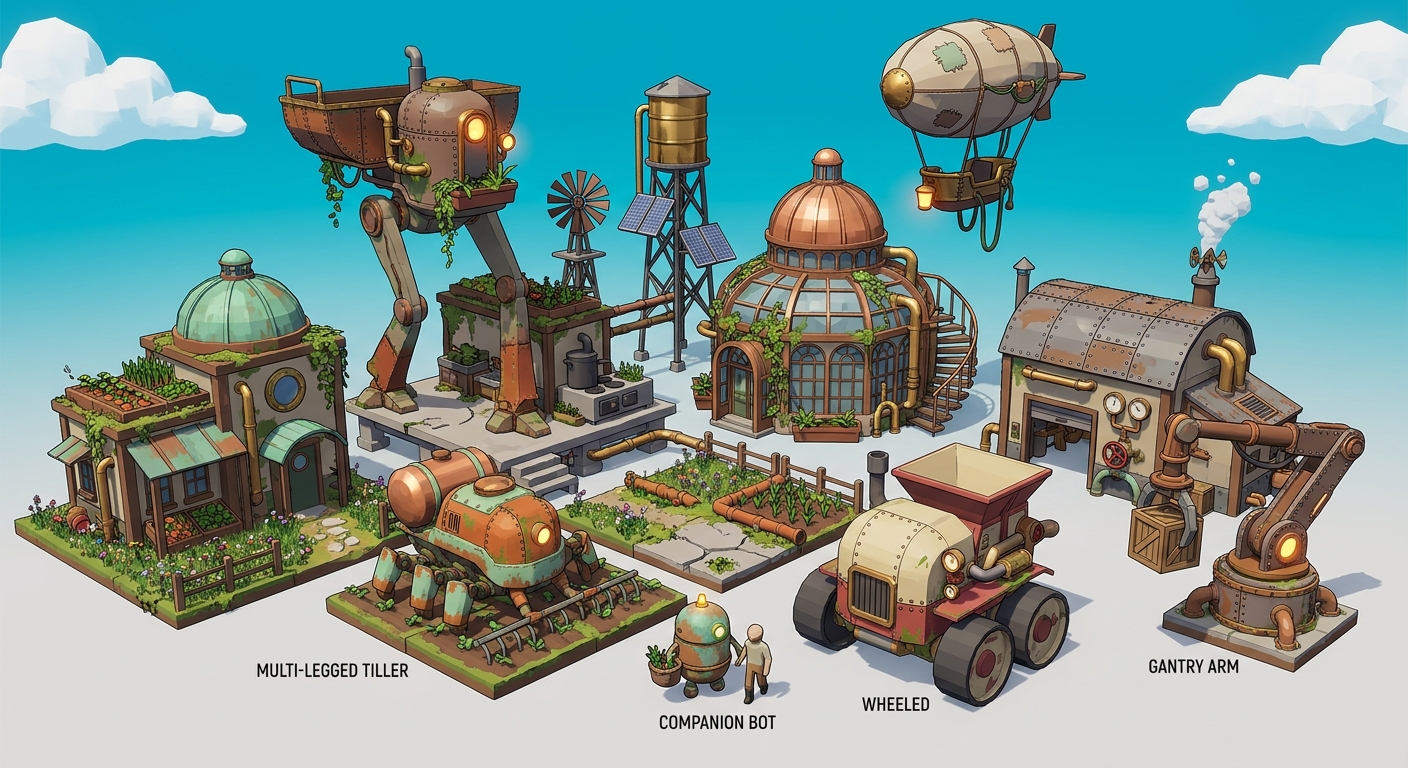 Salvage Commons low-poly 3D kit