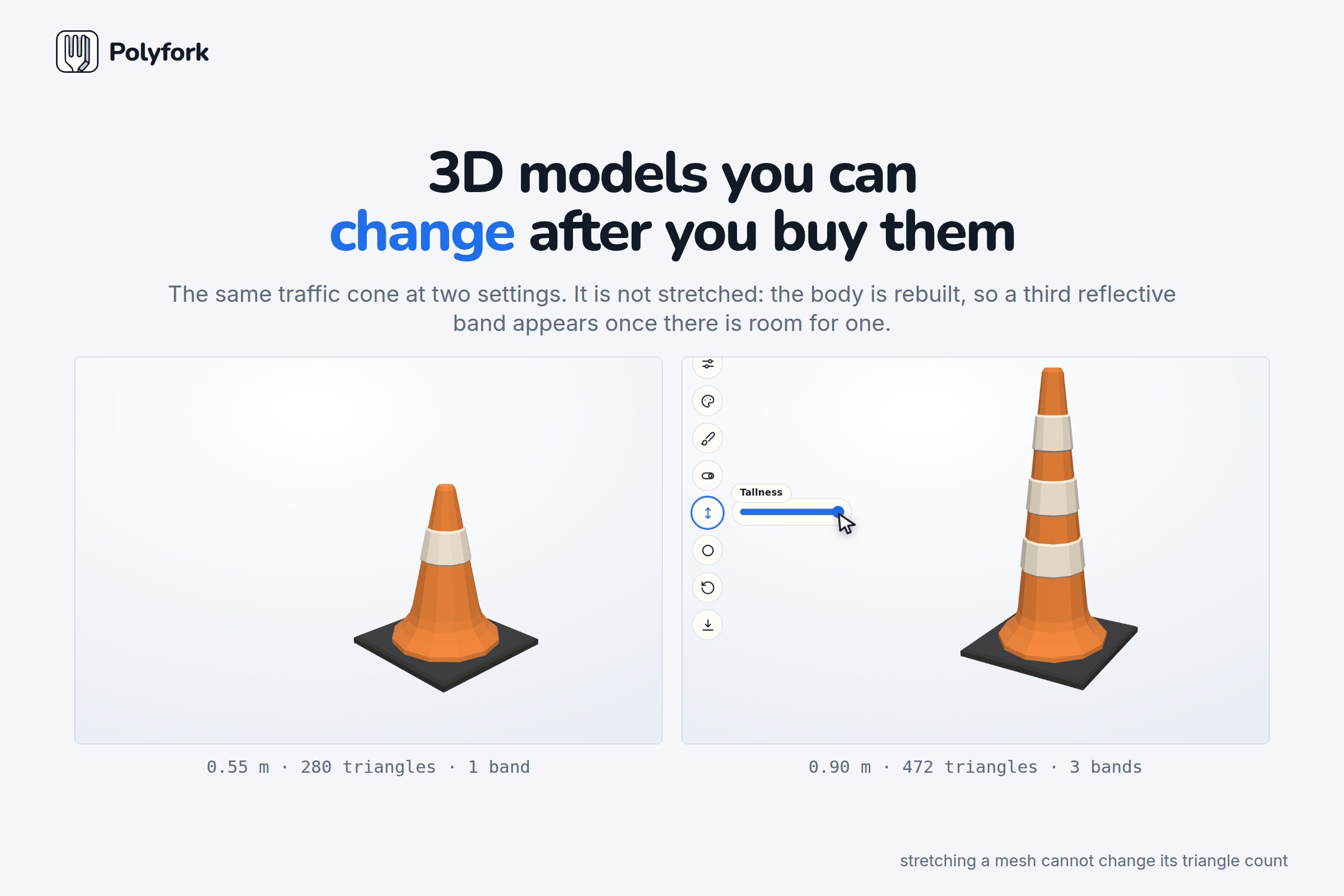 3D models you can change after you buy them